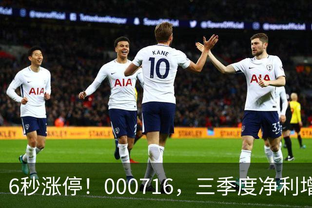 6秒涨停！000716，三季度净利增长近40倍